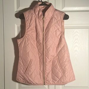 Old Navy Lightweight Quilted Vest Soft Pink